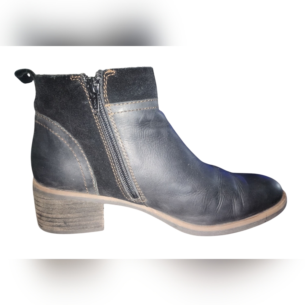 Kork-Ease Leather & Suede Ankle Boots, Women's 6.5​ - Picture 6 of 9